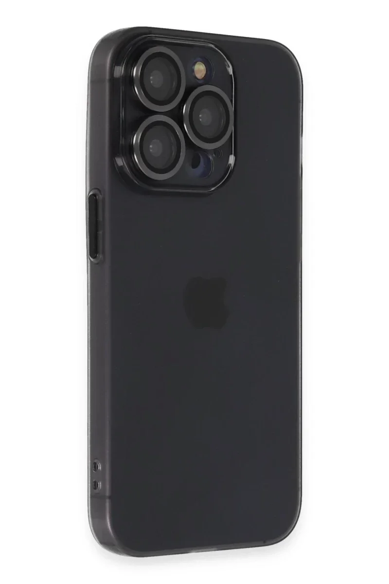 Apple iPhone 13 Pro Kılıf Luko Lens Silikon - Siyah Apple iPhone 13 Pro Kılıf Luko Lens Silikon - Siyah