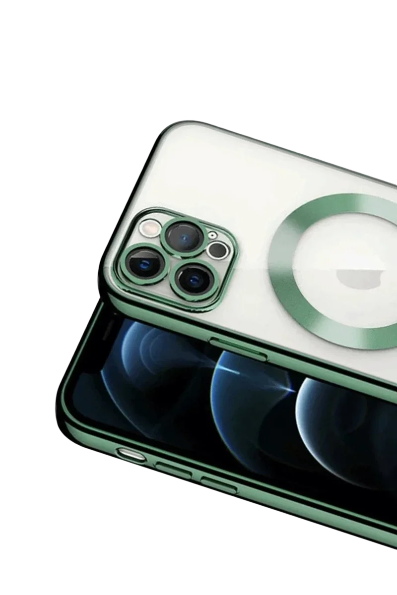 Apple iPhone 13 Pro Kılıf Kross Magneticsafe Kapak - Koyu Yeşil