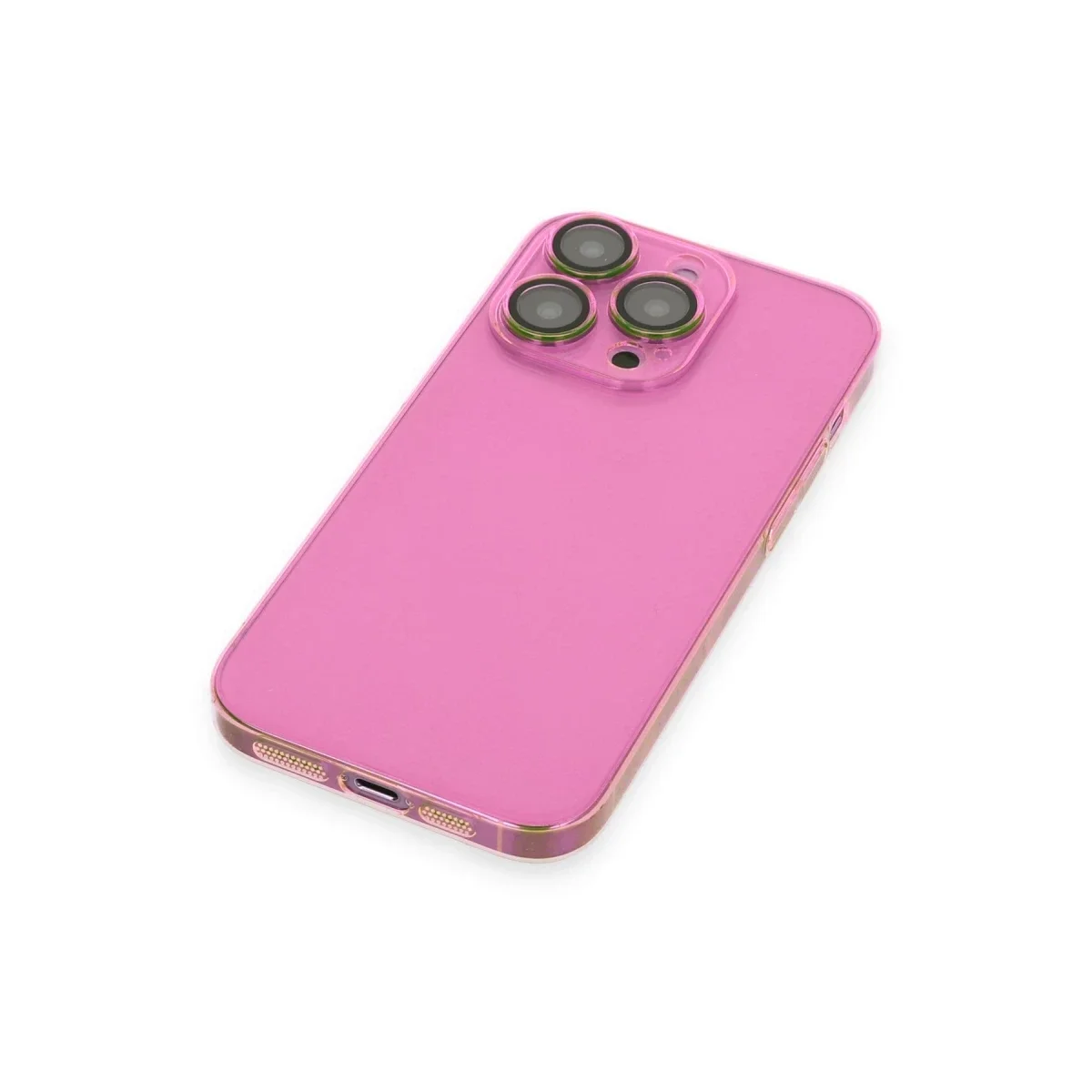 Apple iPhone 13 Pro Kılıf Armada Lensli Kapak - Pembe