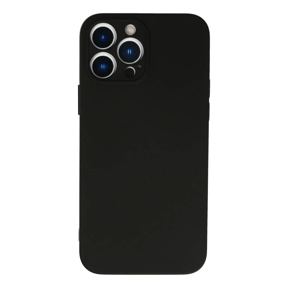 Apple iPhone 13 Pro Max Kılıf Nano içi Kadife Silikon - Siyah Apple iPhone 13 Pro Max Kılıf Nano içi Kadife Silikon - Siyah