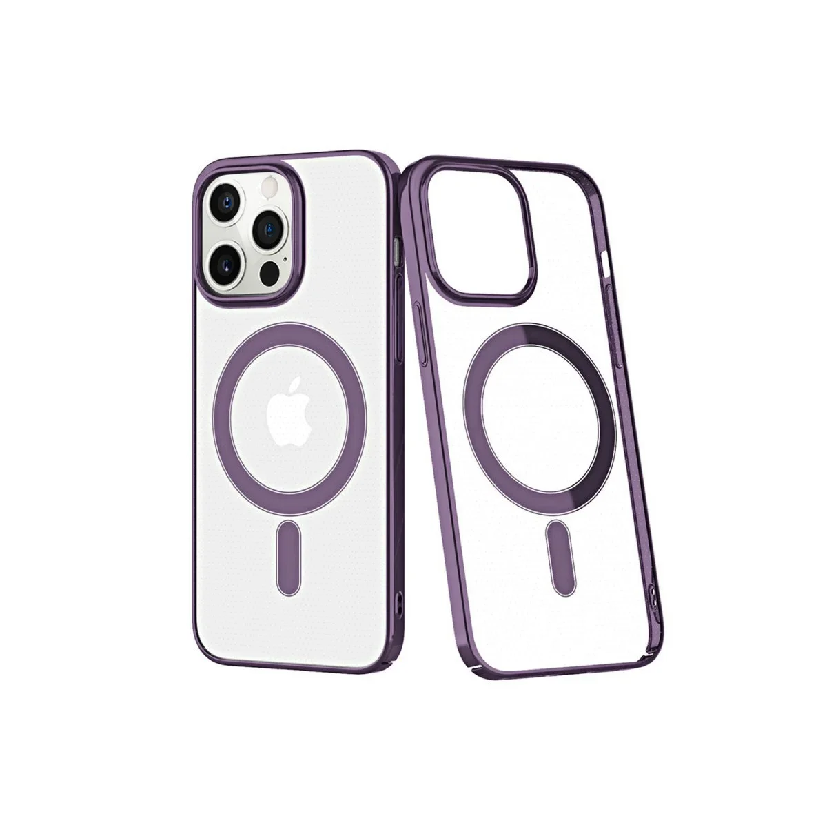 Apple iPhone 13 Pro Kılıf Element Magneticsafe Sert Kapak - Derin Mor