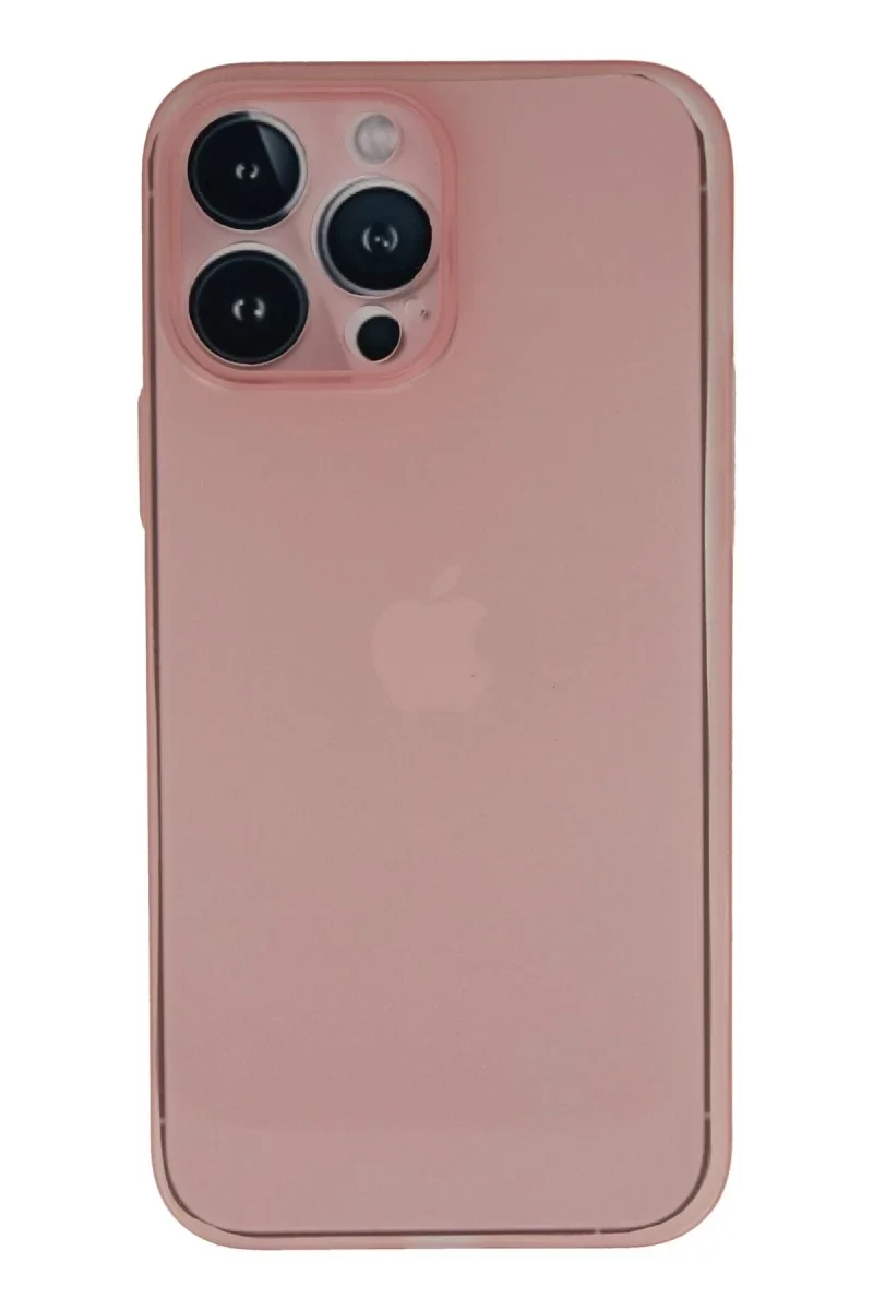 Apple iPhone 13 Pro Kılıf PP Ultra İnce Kapak - Pembe Fiyatı, Yorumları ve Özellikleri
