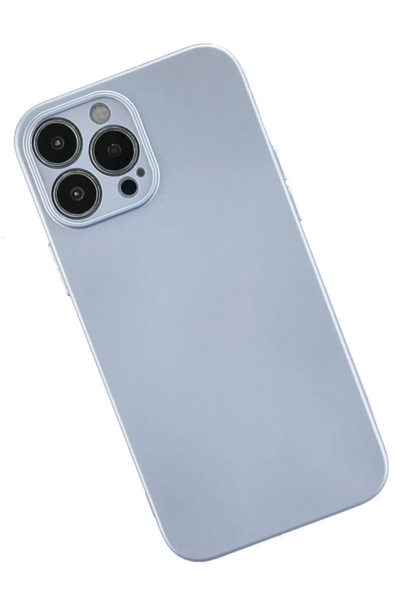 Apple iPhone 13 Pro Max Kılıf Nano içi Kadife Silikon - Sky Blue Fiyatı, Yorumları ve Özellikleri