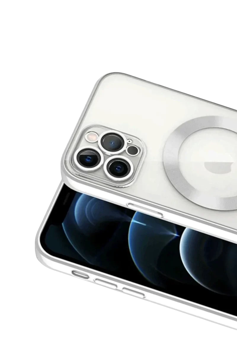 Apple iPhone 13 Pro Kılıf Kross Magneticsafe Kapak - Gümüş