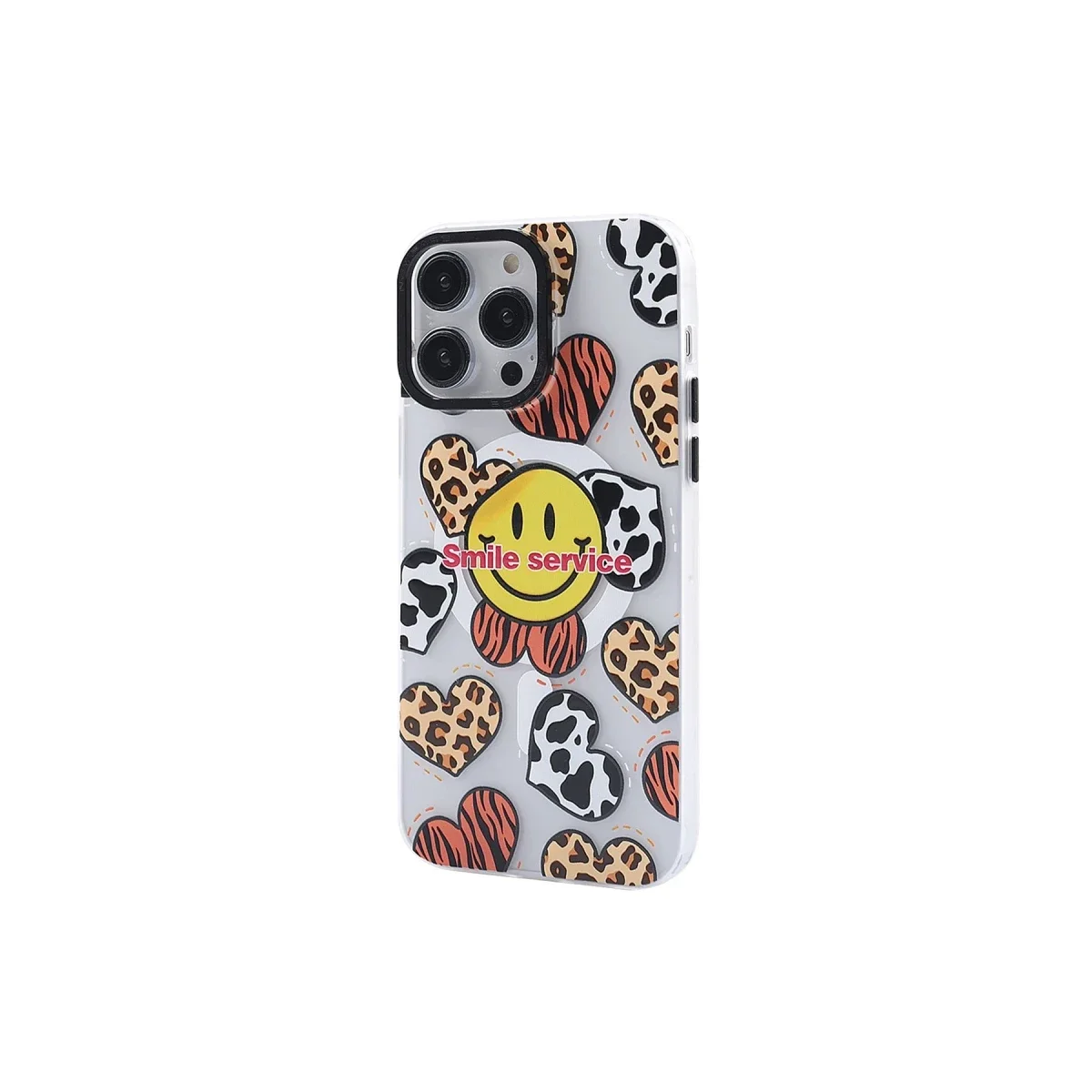Apple iPhone 13 Pro Kılıf Apollo Magneticsafe Desenli Kapak - Apollo Şeffaf - 2