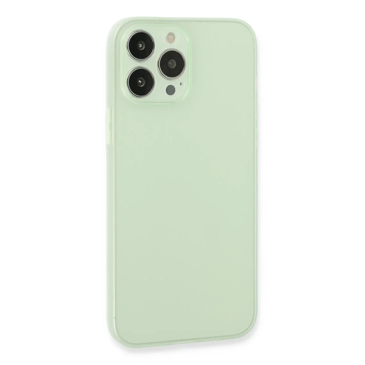 Apple iPhone 13 Pro Max Kılıf Puma Silikon - Açık Yeşil