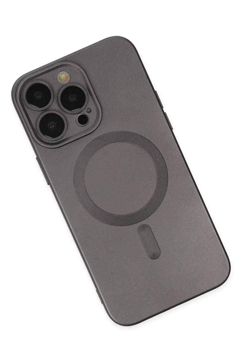 Apple iPhone 13 Pro Kılıf Moshi Lens Magneticsafe Silikon - Füme Apple iPhone 13 Pro Kılıf Moshi Lens Magneticsafe Silikon - Füme