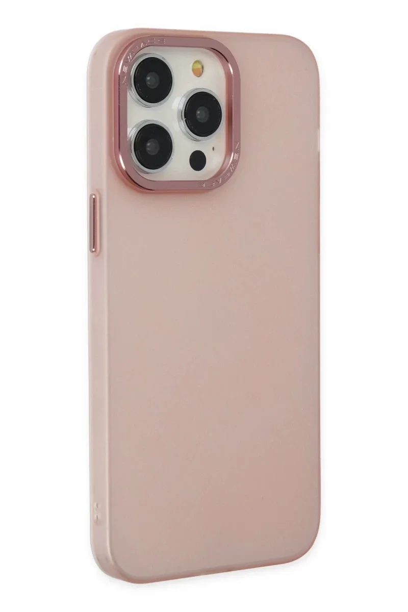 Apple iPhone 13 Pro Max Kılıf Modos Metal Kapak - Pembe Fiyatı, Yorumları ve Özellikleri