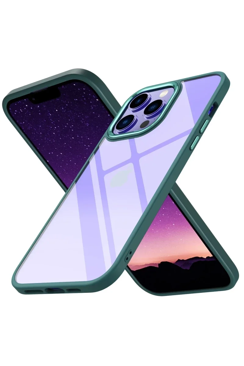 Apple iPhone 13 Pro Max Kılıf Power Silikon - Koyu Yeşil Apple iPhone 13 Pro Max Kılıf Power Silikon - Koyu Yeşil