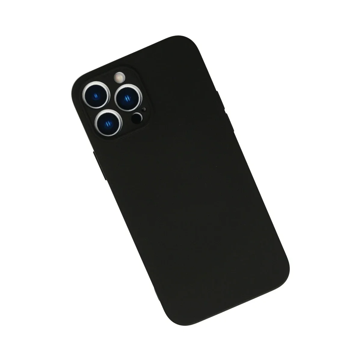 Apple iPhone 13 Pro Max Kılıf Nano içi Kadife Silikon - Siyah Apple iPhone 13 Pro Max Kılıf Nano içi Kadife Silikon - Siyah - Görsel 2