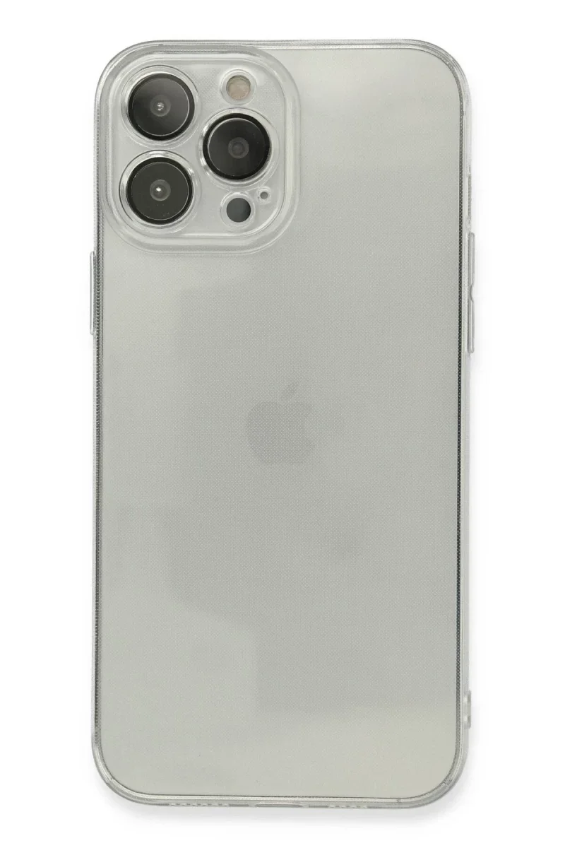 Apple iPhone 13 Pro Kılıf Fly Lens Silikon - Şeffaf