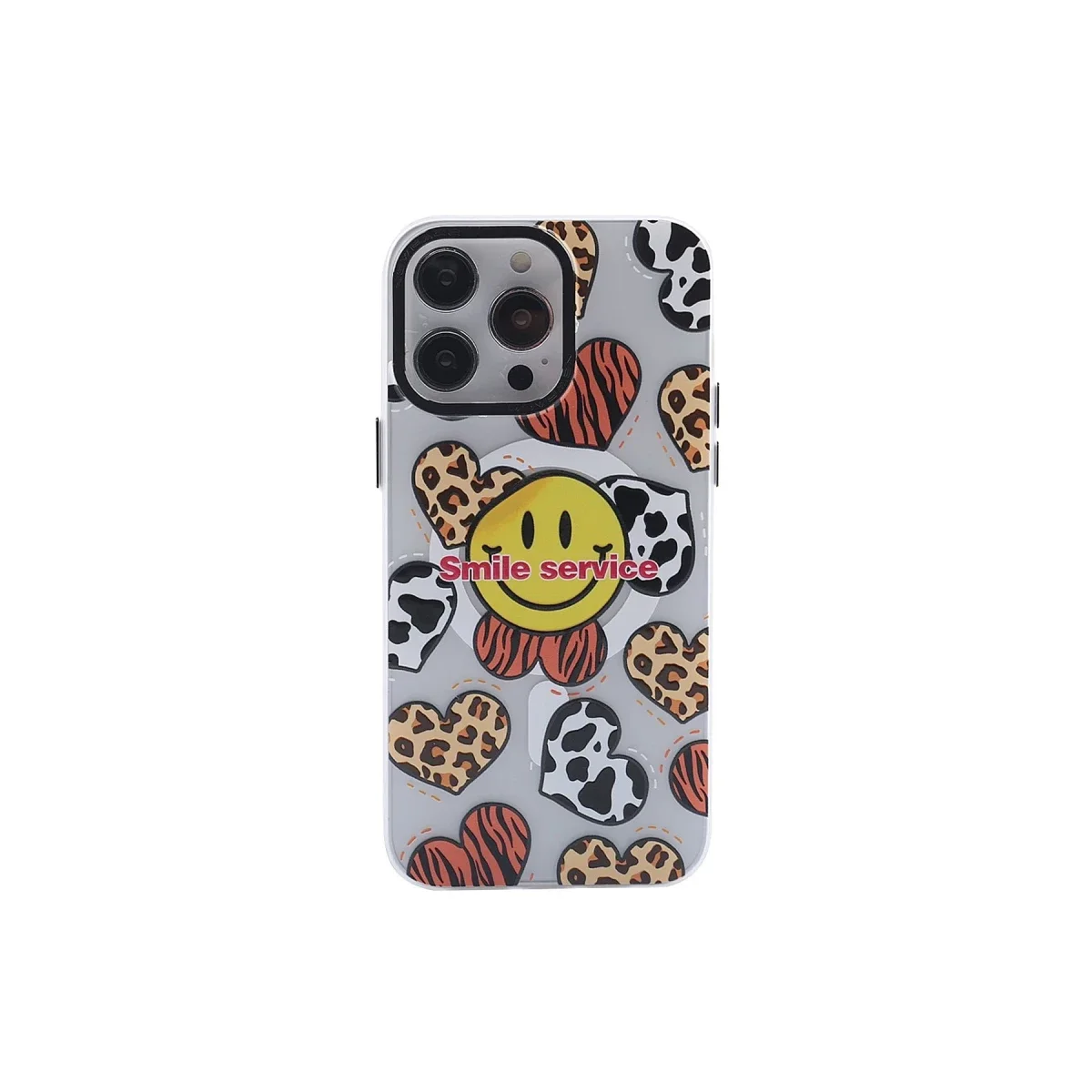 Apple iPhone 13 Pro Kılıf Apollo Magneticsafe Desenli Kapak - Apollo Şeffaf - 2