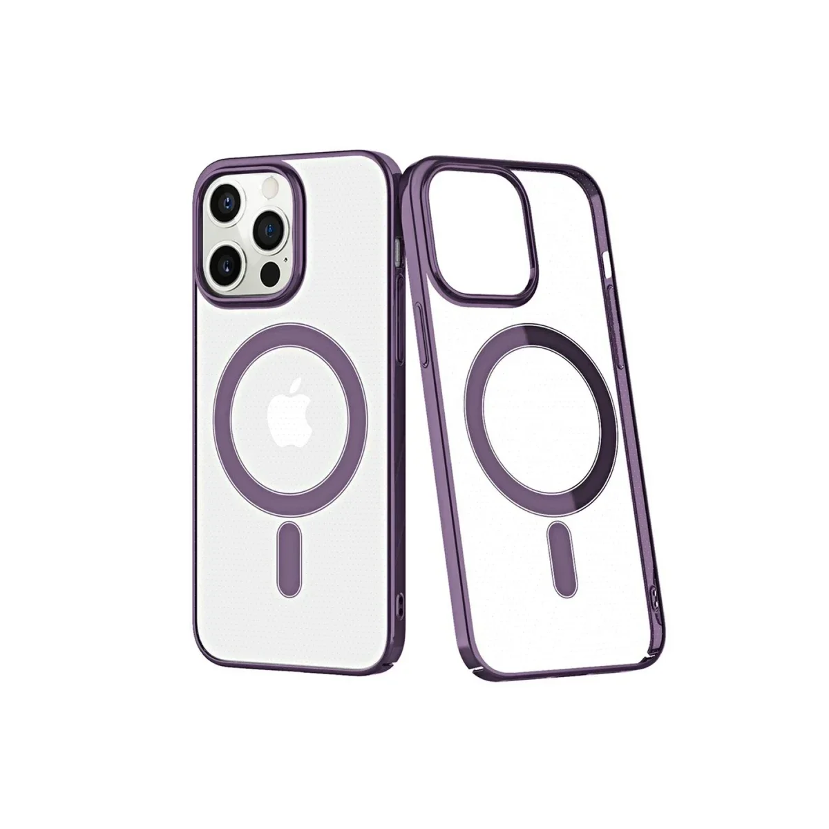 Apple iPhone 13 Pro Kılıf Element Magneticsafe Sert Kapak - Derin Mor