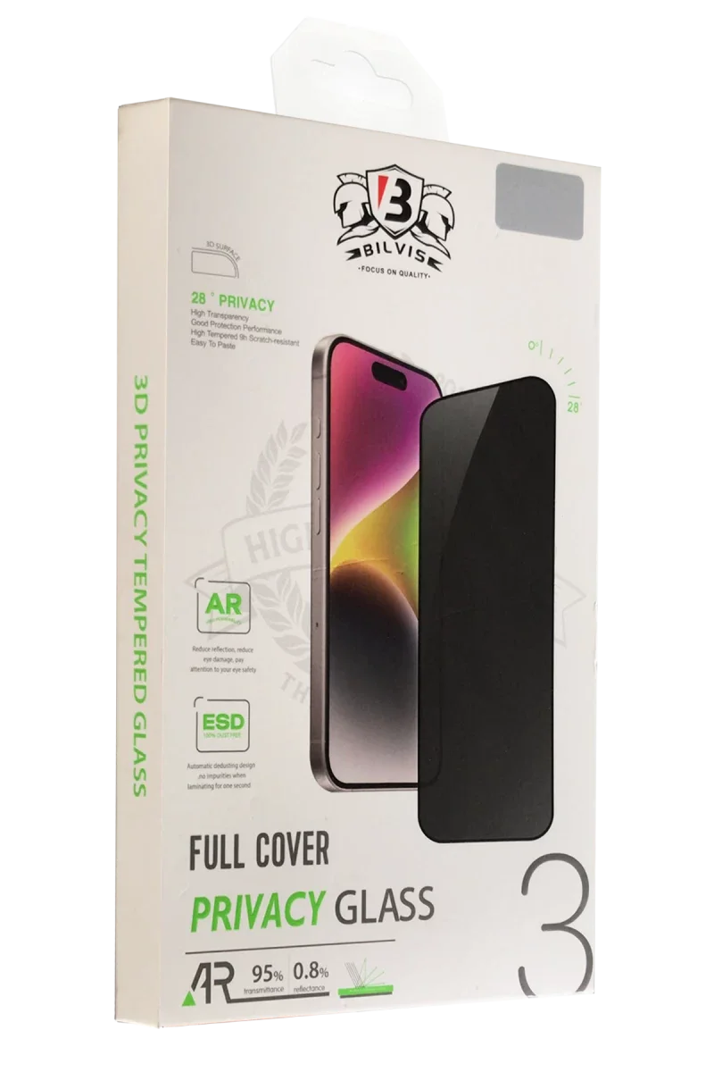 Apple iPhone 13 Pro Max Bilvis 3D Hayalet Cam Ekran Koruyucu Apple iPhone 13 Pro Max Bilvis 3D Hayalet Cam Ekran Koruyucu
