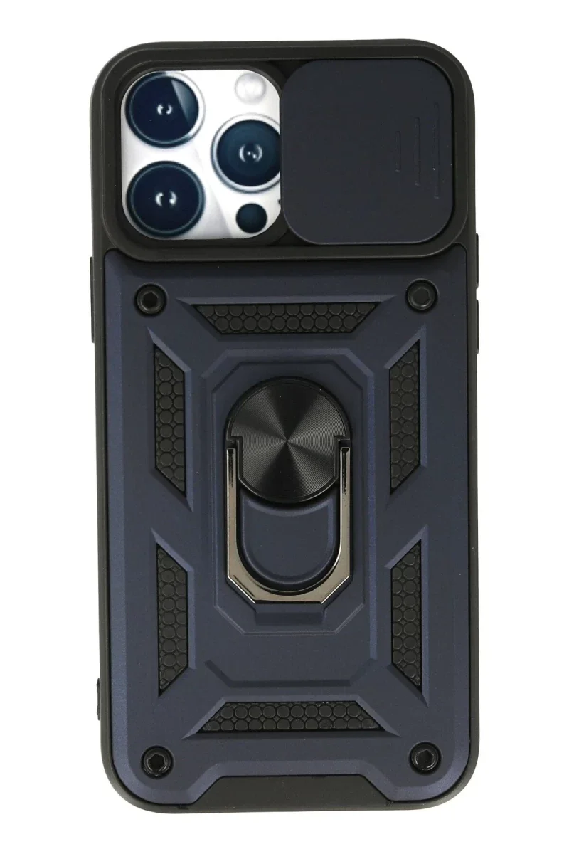 Apple iPhone 13 Pro Max Kılıf Pars Lens Yüzüklü Silikon - Lacivert Fiyatı, Yorumları ve Özellikleri