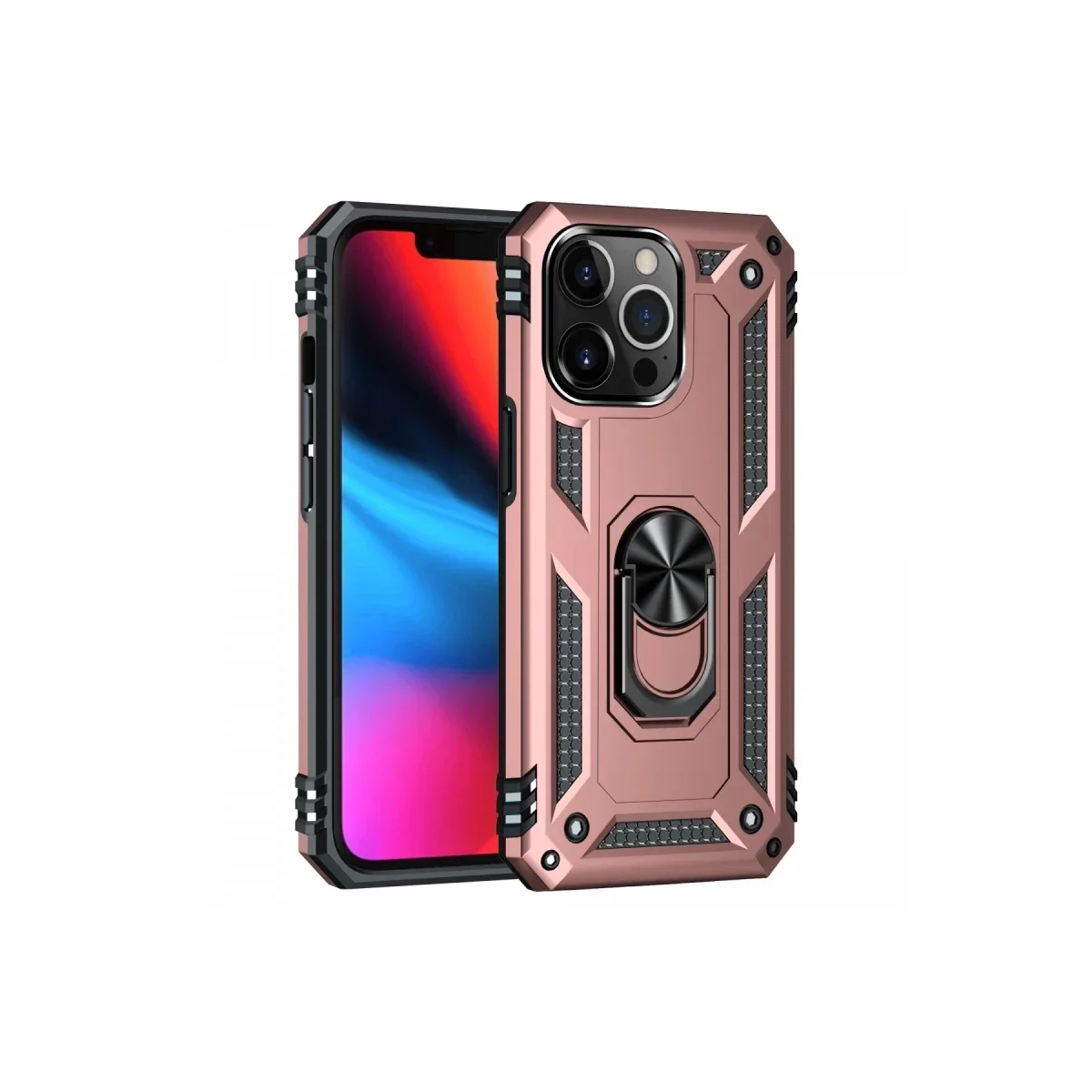 Apple iPhone 13 Pro Max Kılıf Sofya Yüzüklü Silikon Kapak - Rose Fiyatı, Yorumları ve Özellikleri
