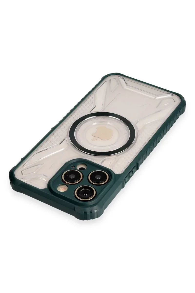 Apple iPhone 13 Pro Max Kılıf Prag Magneticsafe Kapak - Koyu Yeşil Fiyatı, Yorumları ve Özellikleri