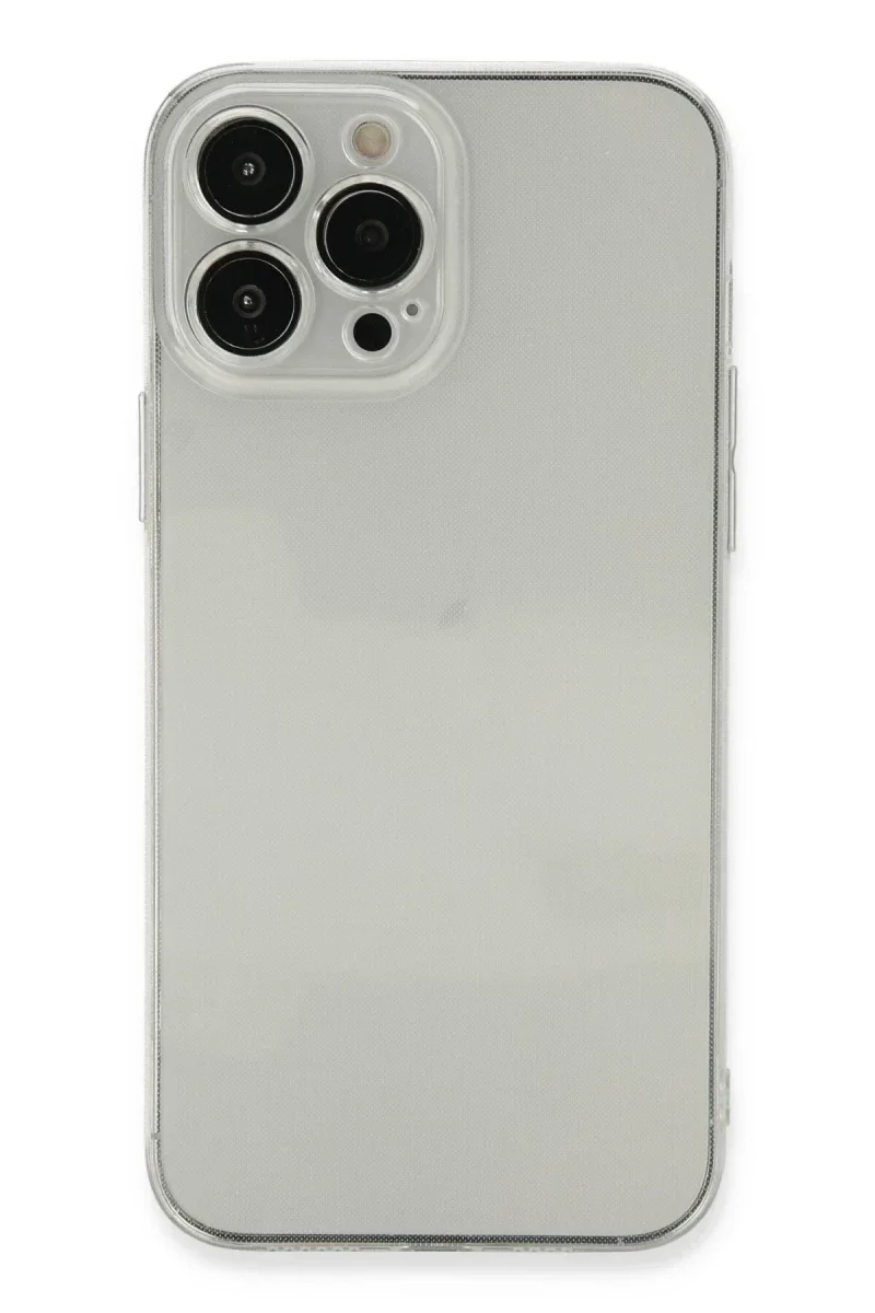 Apple iPhone 13 Pro Kılıf Fly Lens Silikon - Şeffaf