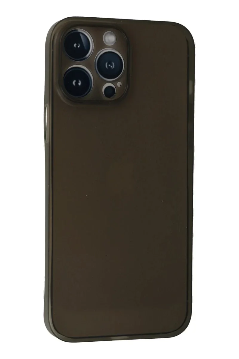 Apple iPhone 13 Pro Kılıf PP Ultra İnce Kapak - Gri Apple iPhone 13 Pro Kılıf PP Ultra İnce Kapak - Gri