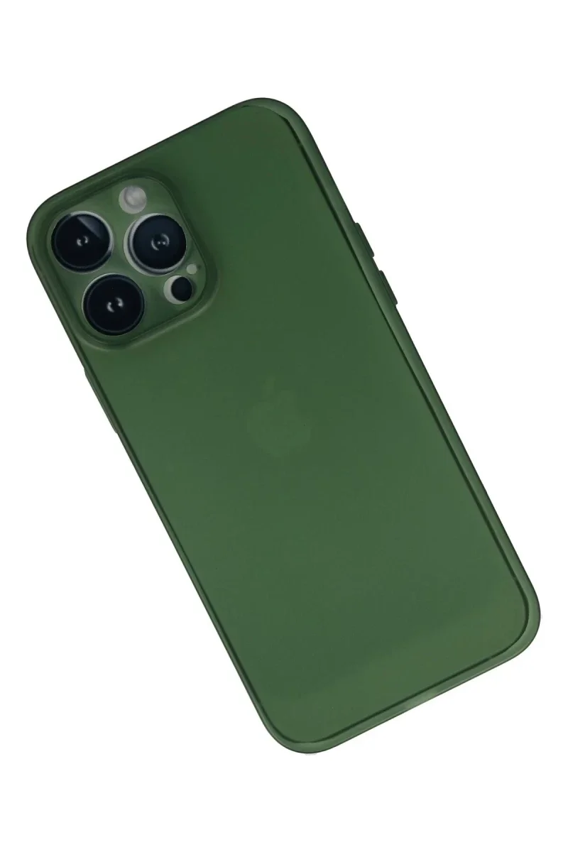 Apple iPhone 13 Pro Kılıf PP Ultra İnce Kapak - Yeşil