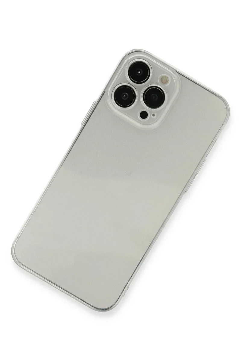 Apple iPhone 13 Pro Kılıf Fly Lens Silikon - Şeffaf