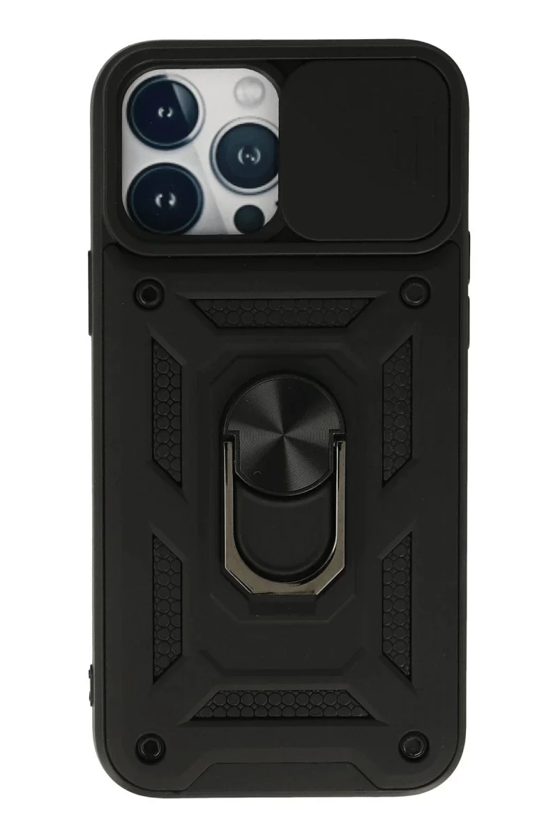 Apple iPhone 13 Pro Kılıf Pars Lens Yüzüklü Silikon - Siyah Fiyatı, Yorumları ve Özellikleri