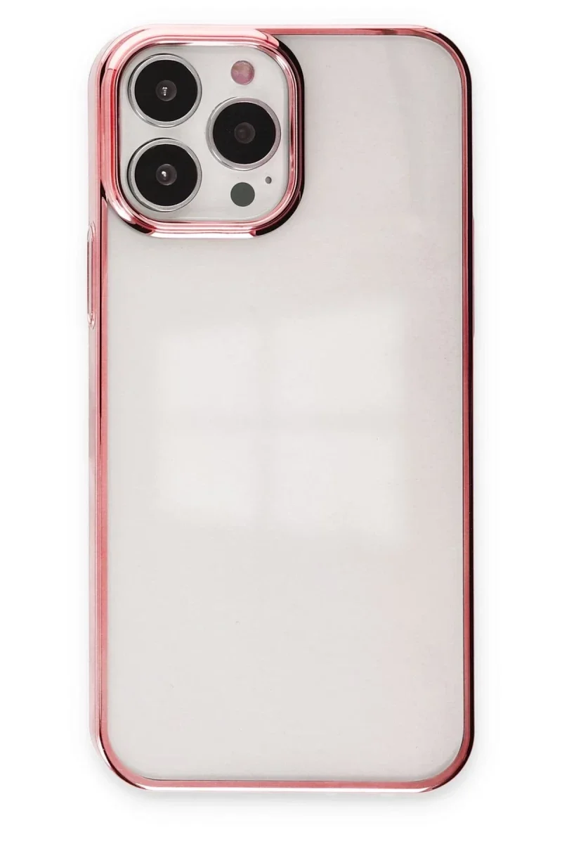 Apple iPhone 13 Pro Max Kılıf Element Silikon - Pembe Apple iPhone 13 Pro Max Kılıf Element Silikon - Pembe