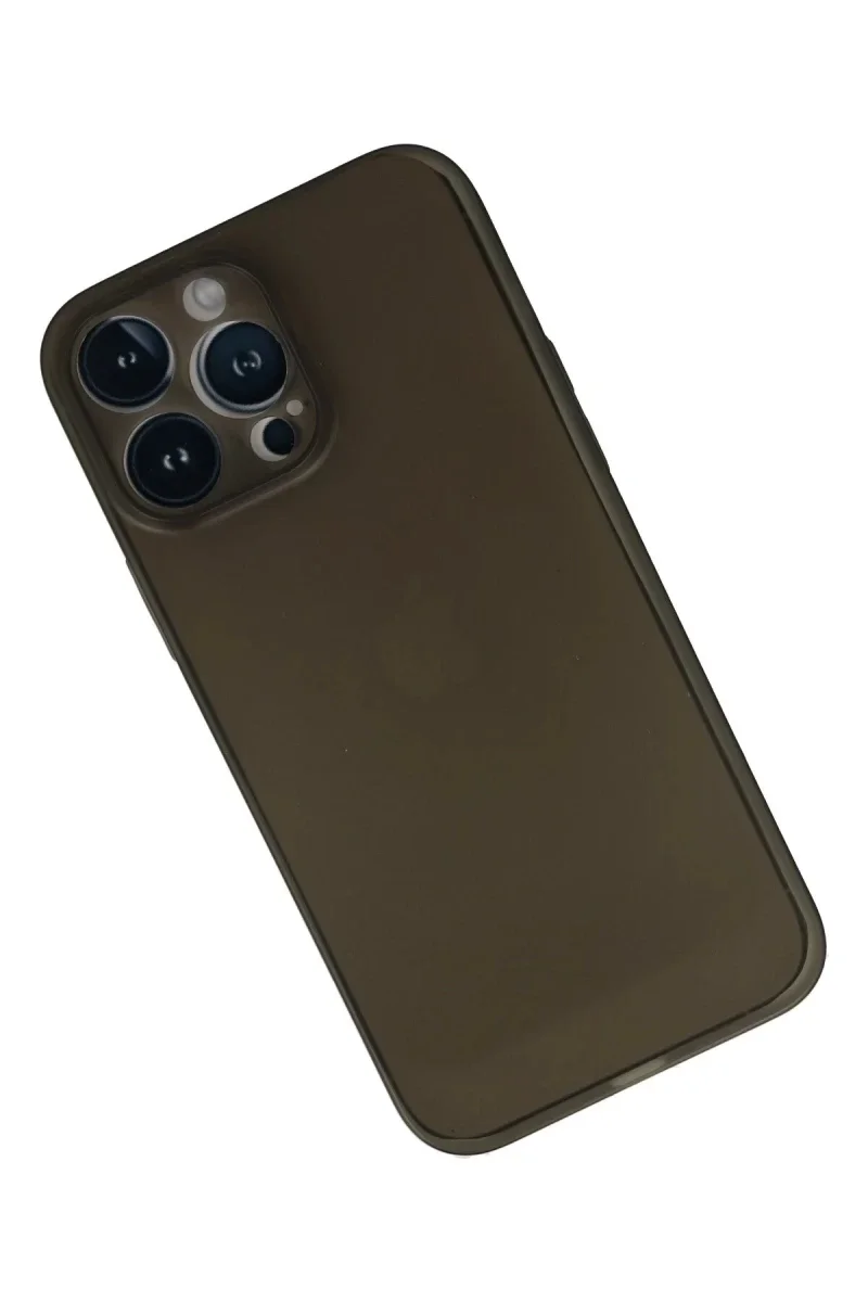 Apple iPhone 13 Pro Max Kılıf PP Ultra İnce Kapak - Gri Apple iPhone 13 Pro Max Kılıf PP Ultra İnce Kapak - Gri