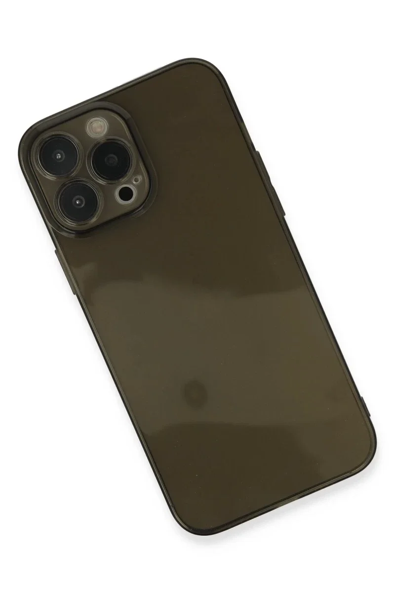 Apple iPhone 13 Pro Kılıf Fly Lens Silikon - Siyah