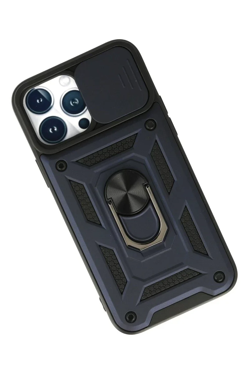 Apple iPhone 13 Pro Max Kılıf Pars Lens Yüzüklü Silikon - Lacivert Fiyatı, Yorumları ve Özellikleri