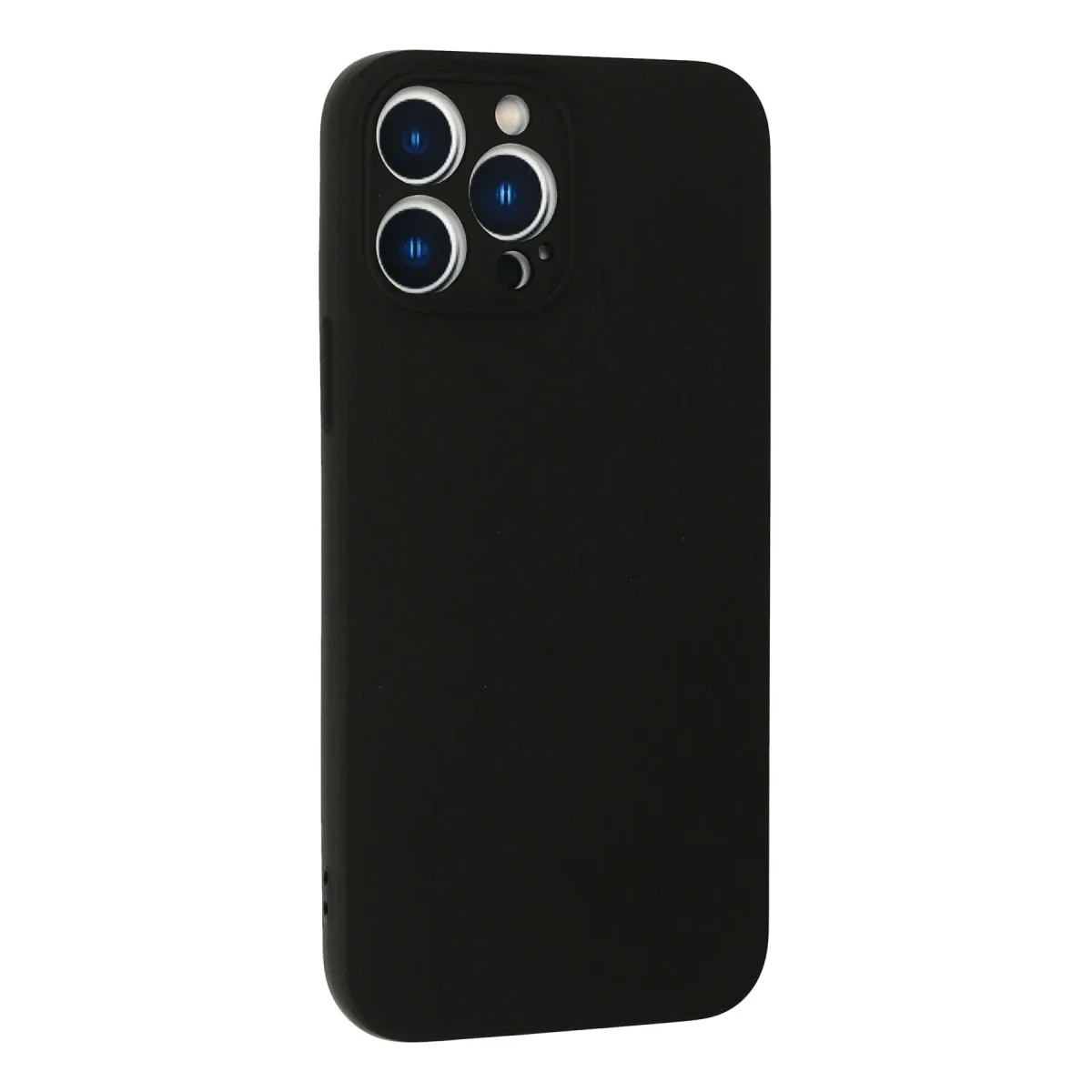Apple iPhone 13 Pro Max Kılıf Nano içi Kadife Silikon - Siyah Apple iPhone 13 Pro Max Kılıf Nano içi Kadife Silikon - Siyah - Görsel 3