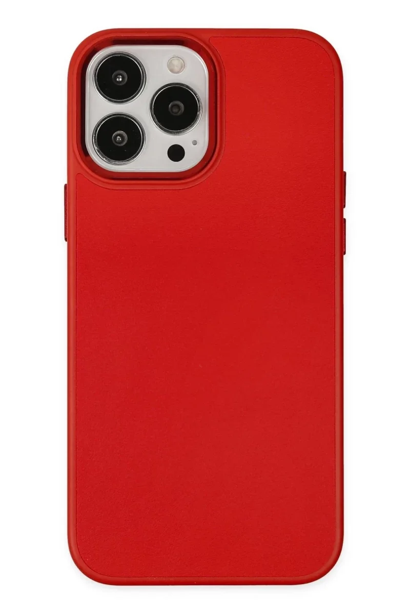 Apple iPhone 13 Pro Kılıf Asya Deri Silikon - Kırmızı Fiyatı, Yorumları ve Özellikleri