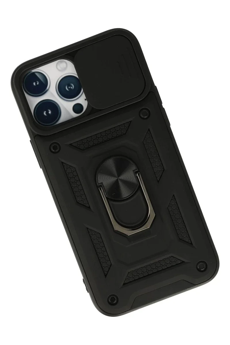 Apple iPhone 13 Pro Kılıf Pars Lens Yüzüklü Silikon - Siyah Fiyatı, Yorumları ve Özellikleri