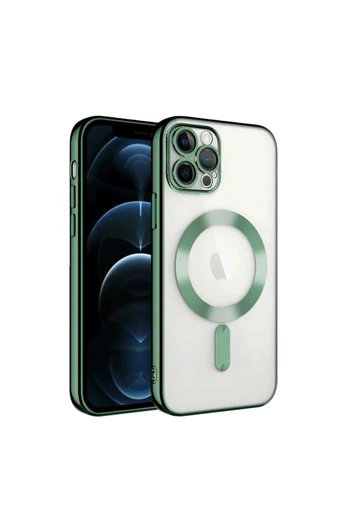 Apple iPhone 13 Pro Kılıf Kross Magneticsafe Kapak - Koyu Yeşil Apple iPhone 13 Pro Kılıf Kross Magneticsafe Kapak - Koyu Yeşil