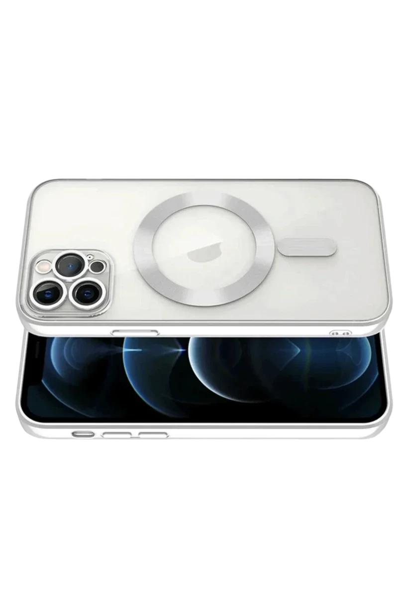 Apple iPhone 13 Pro Kılıf Kross Magneticsafe Kapak - Gümüş