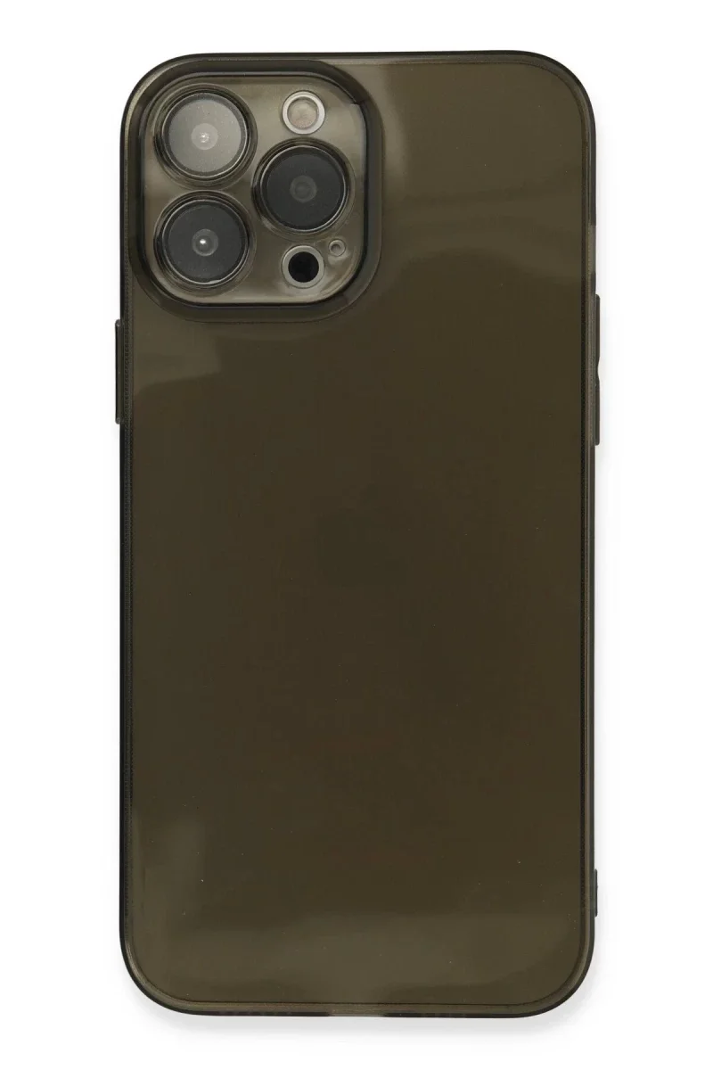 Apple iPhone 13 Pro Kılıf Fly Lens Silikon - Siyah