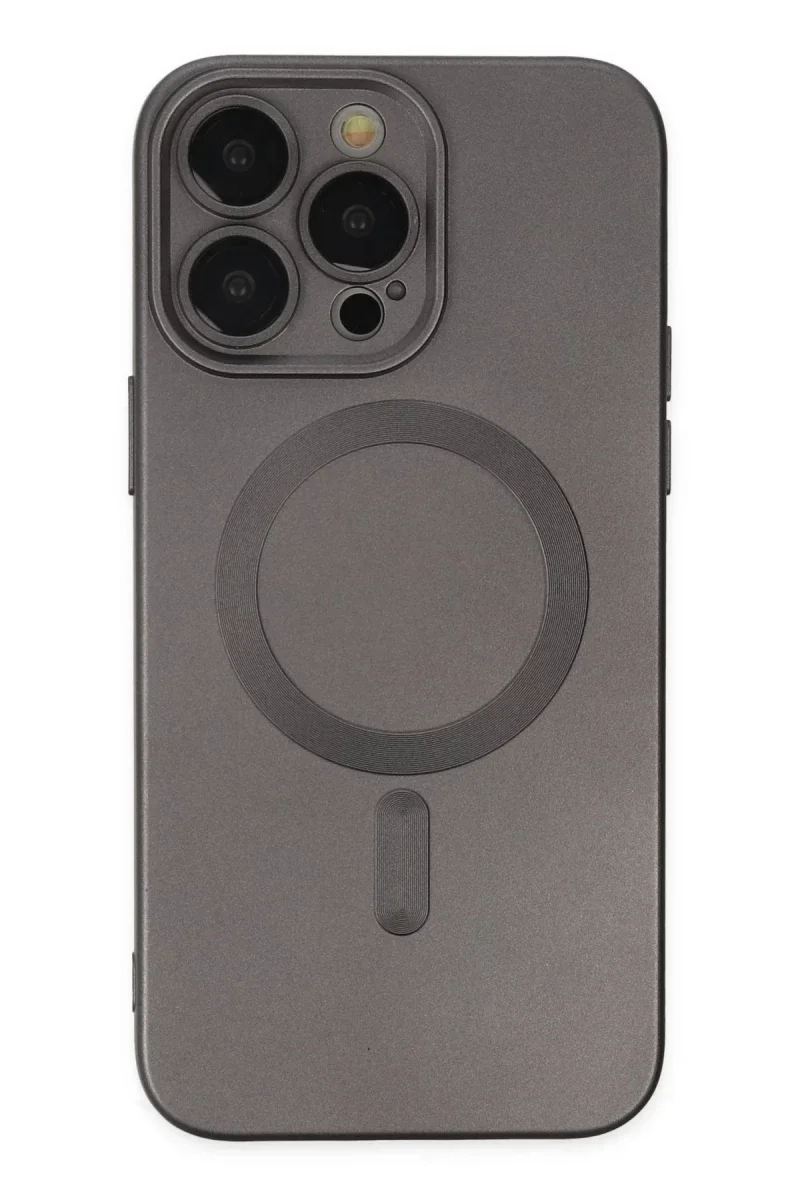 Apple iPhone 13 Pro Kılıf Moshi Lens Magneticsafe Silikon - Füme Apple iPhone 13 Pro Kılıf Moshi Lens Magneticsafe Silikon - Füme