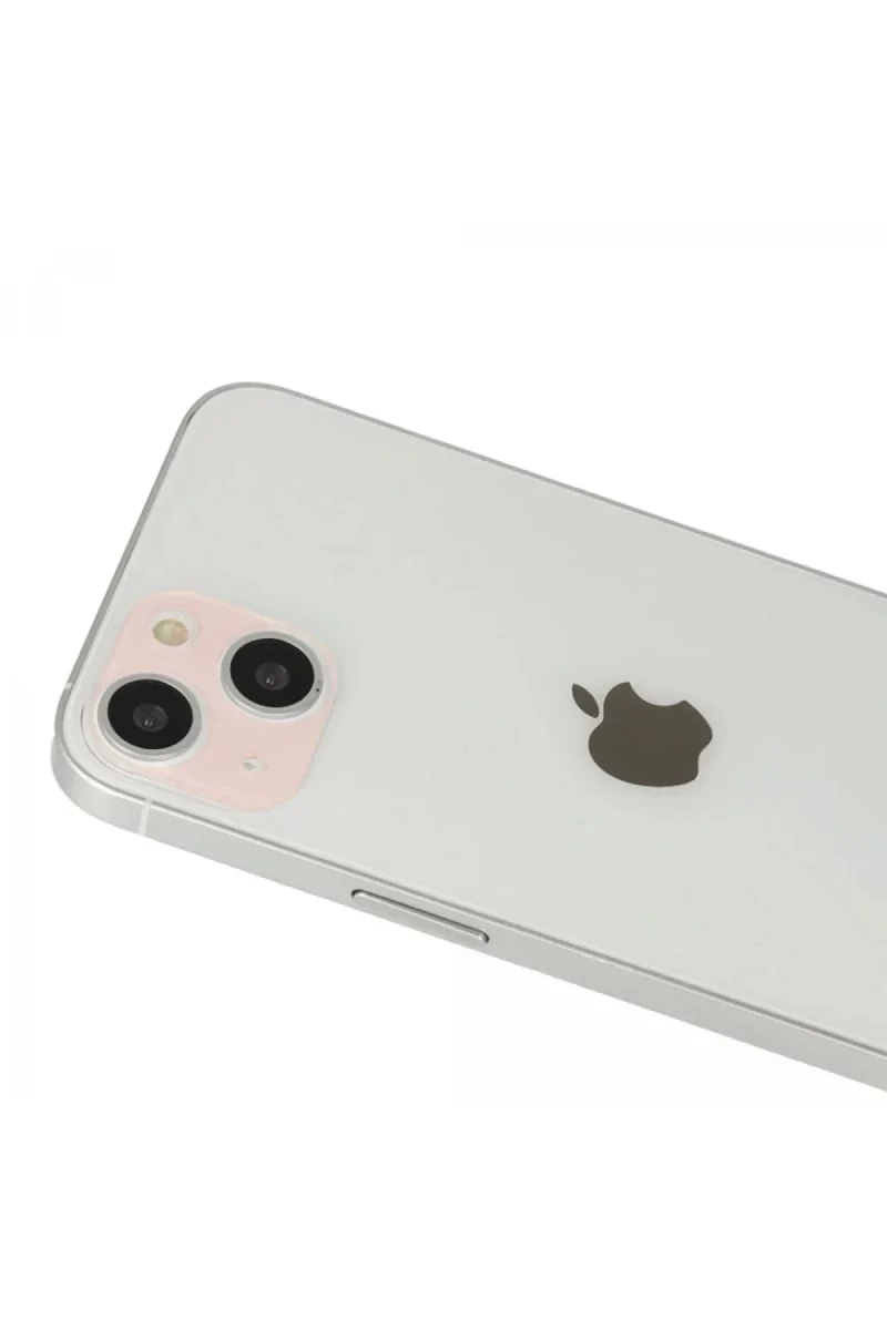 Apple iPhone 13 Rainbow Kamera Lens Koruma Cam - Rose Gold
