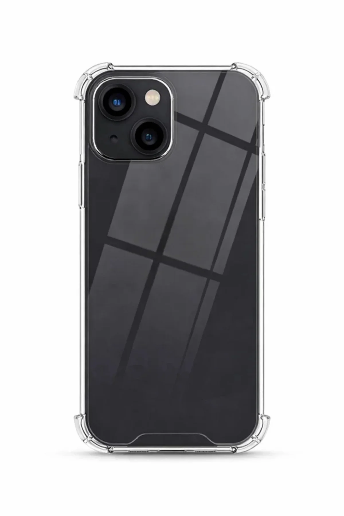 Apple iPhone 13 Şeffaf Tank Silikon Kapak