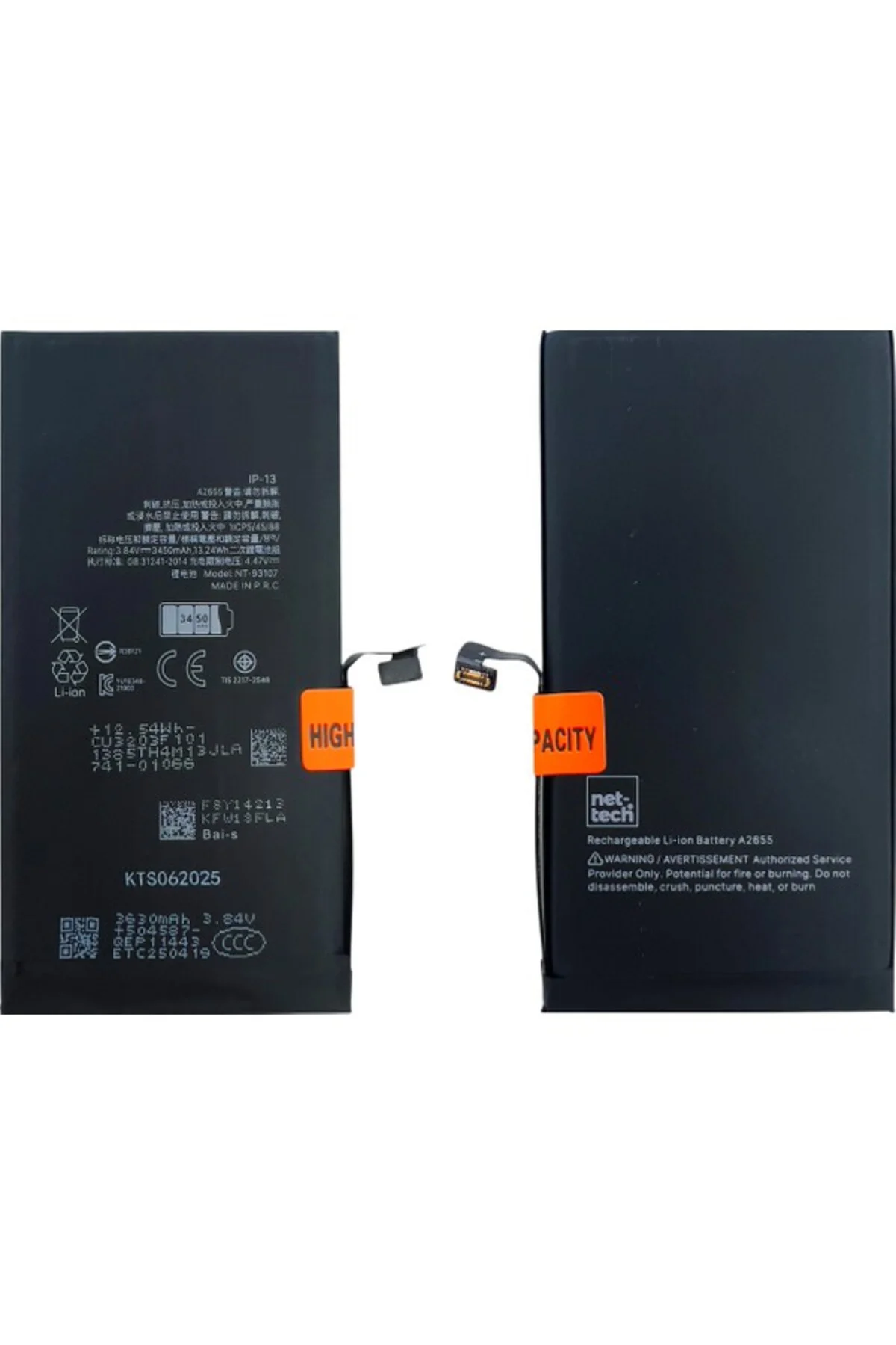 Apple iphone 13 Uyumlu Batarya Sıfır