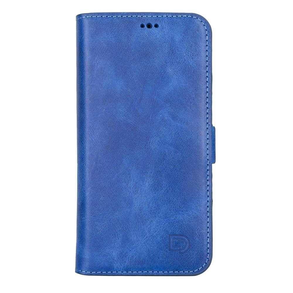 Apple iPhone 13 Pro Uyumlu Deri Cüzdanlı Kılıf Okyanus Mavi Apple iPhone 13 Pro Uyumlu Deri Cüzdanlı Kılıf Okyanus Mavi