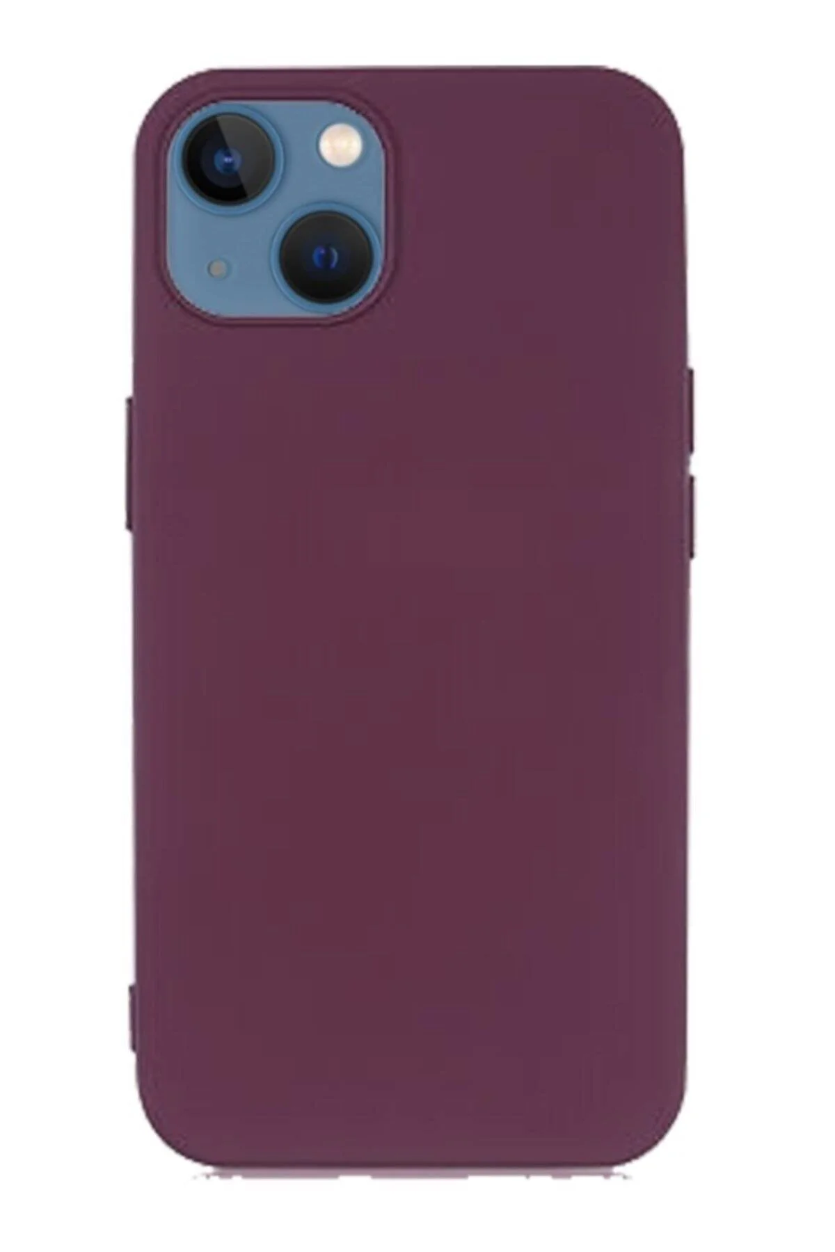 Apple iPhone 14 6.1'' İnce Mat Silikon Kılıf Mor