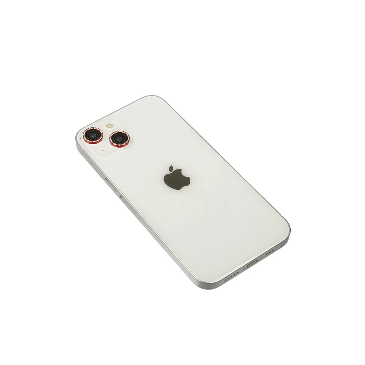 Apple İphone 14 Diamond Kamera Lens - Kırmızı