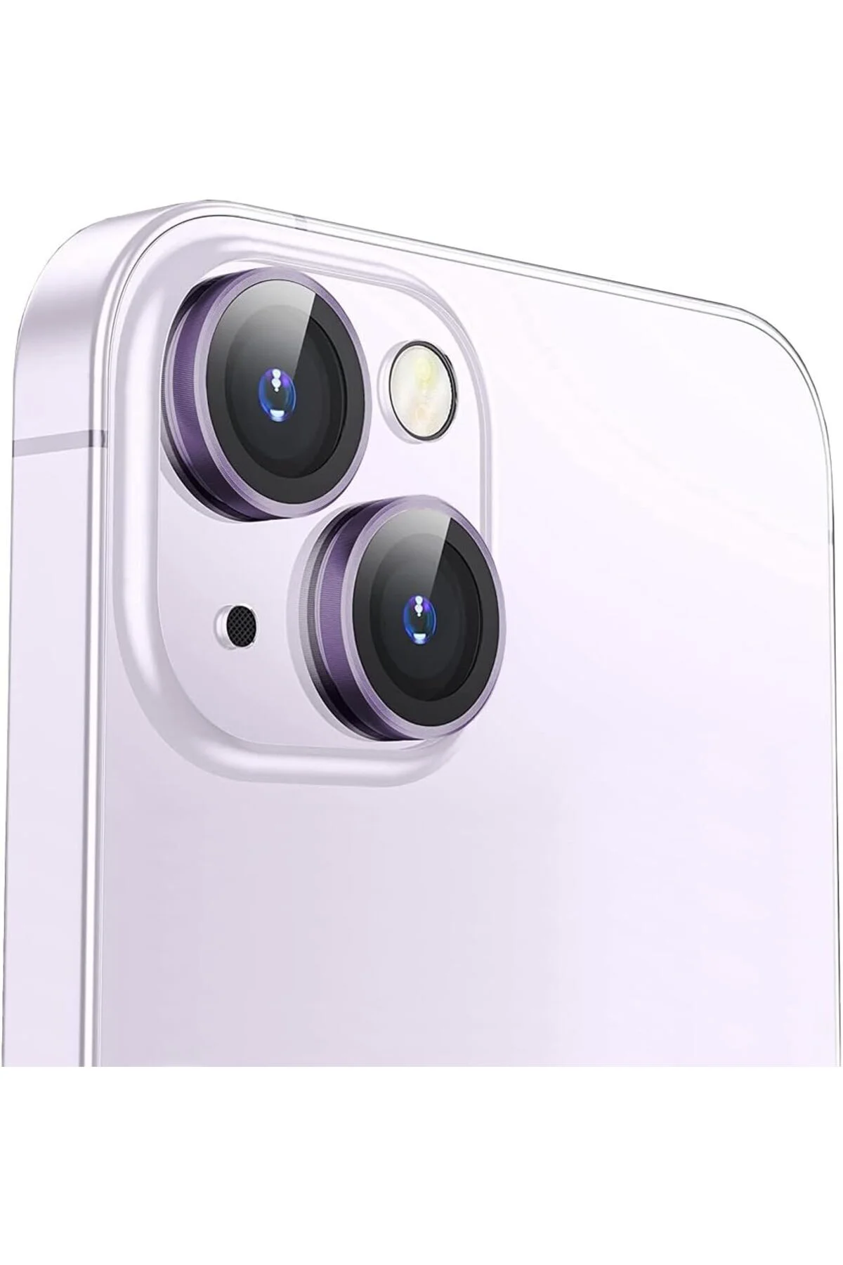 Apple Iphone 14 Gerçek Cam Safir Lens Koruma Gold