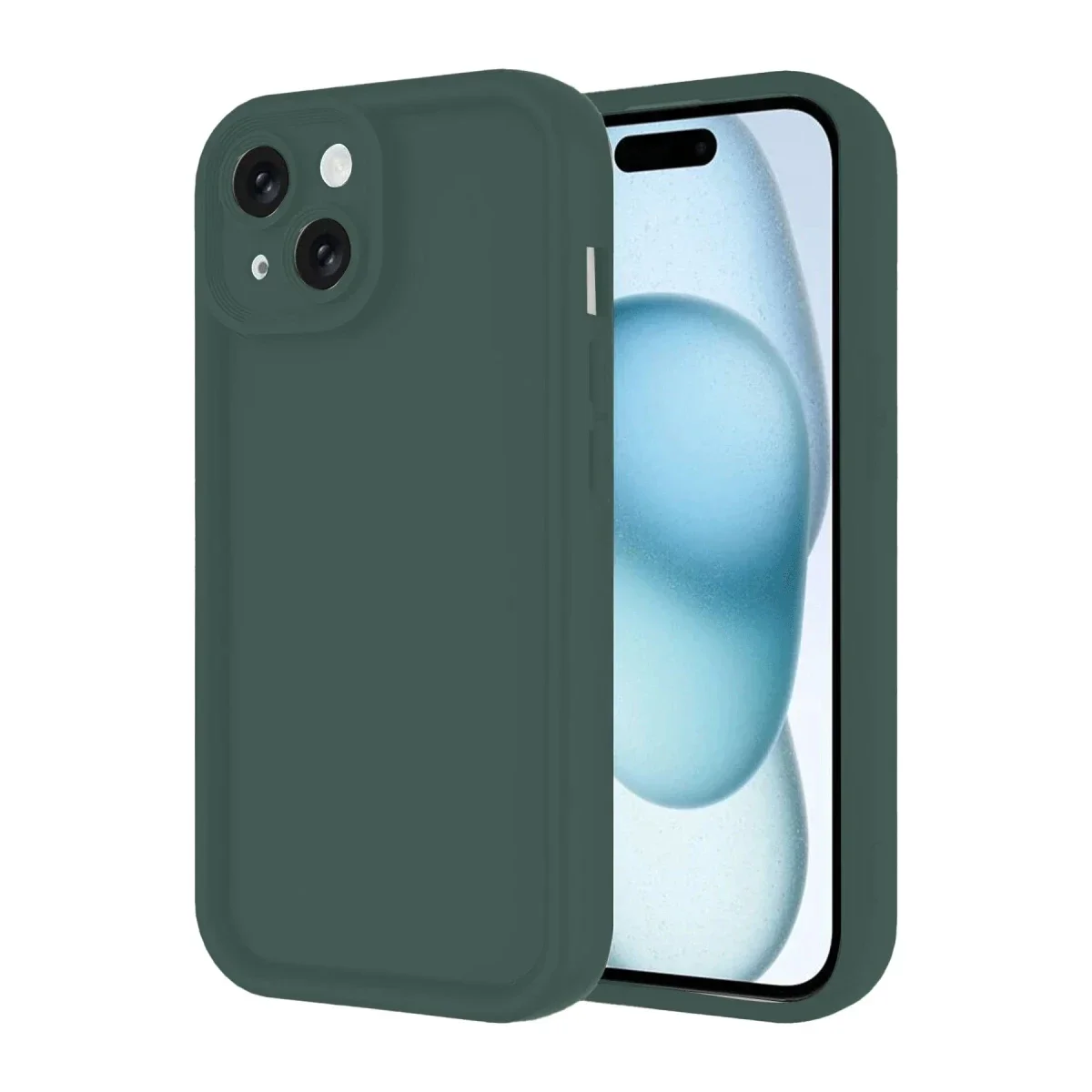 Apple iPhone 14 Kılıf Viera Silikon - Koyu Yeşil Apple iPhone 14 Kılıf Viera Silikon - Koyu Yeşil