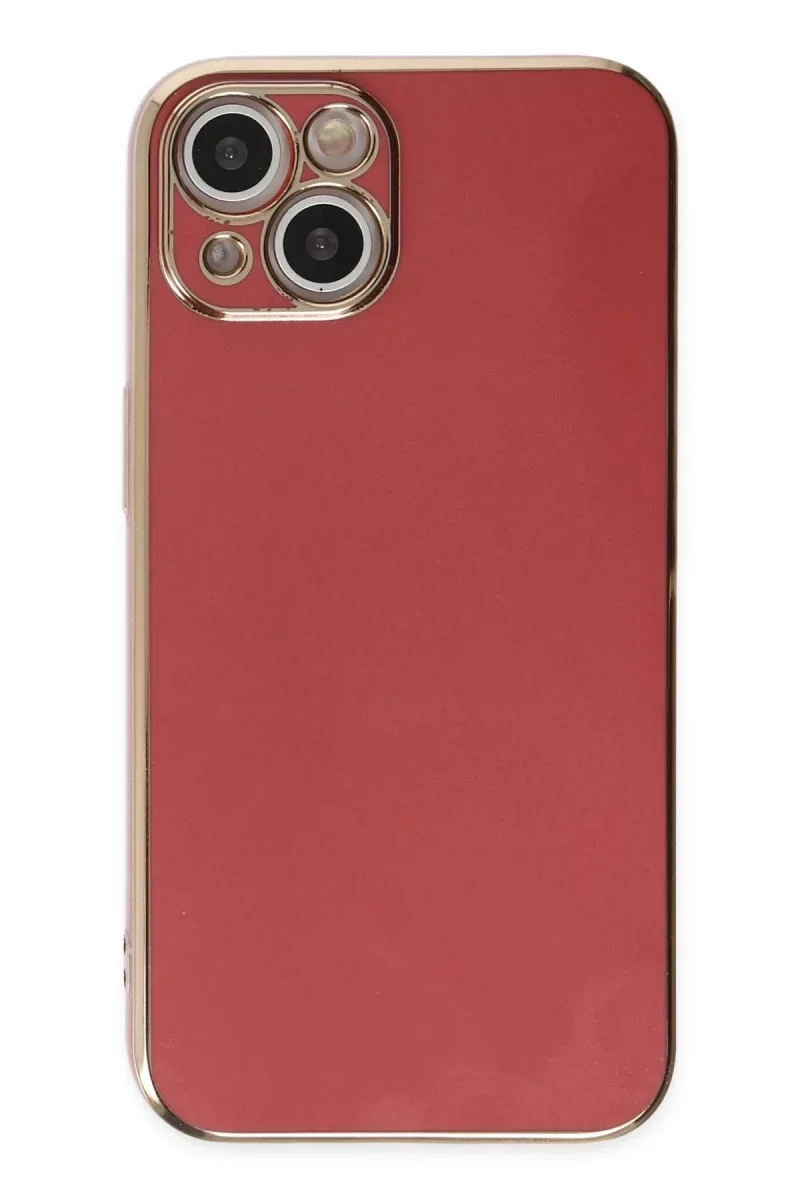 Apple iPhone 14 Kılıf Volet Silikon - Kırmızı