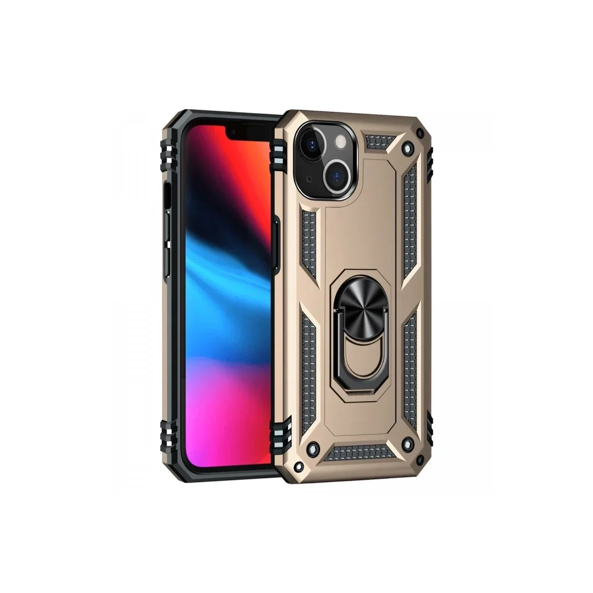 Apple iPhone 14 Kılıf Sofya Yüzüklü Silikon Kapak - Gold Fiyatı, Yorumları ve Özellikleri