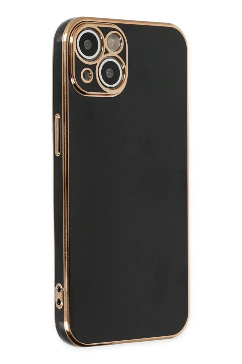 Apple iPhone 14 Kılıf Volet Silikon - Siyah