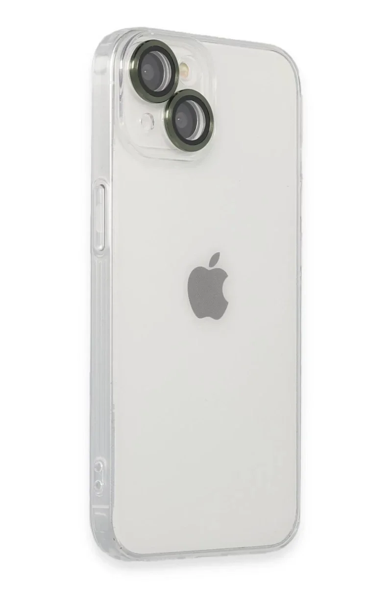 Apple iPhone 14 Kılıf Luko Lens Silikon - Yeşil Apple iPhone 14 Kılıf Luko Lens Silikon - Yeşil