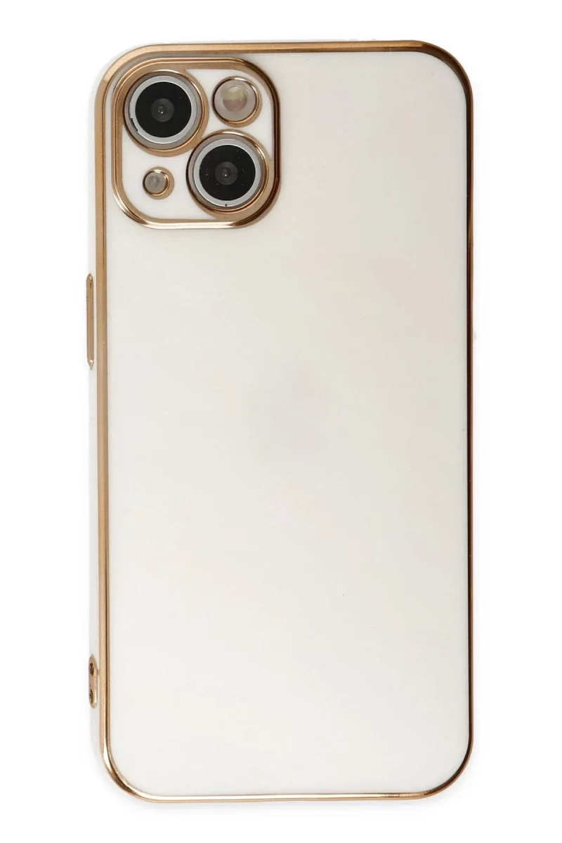 Apple iPhone 14 Kılıf Volet Silikon - Beyaz Apple iPhone 14 Kılıf Volet Silikon - Beyaz